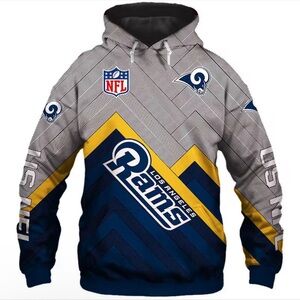 Los Angeles Rams NFL Hoodie - Navy and Gold
